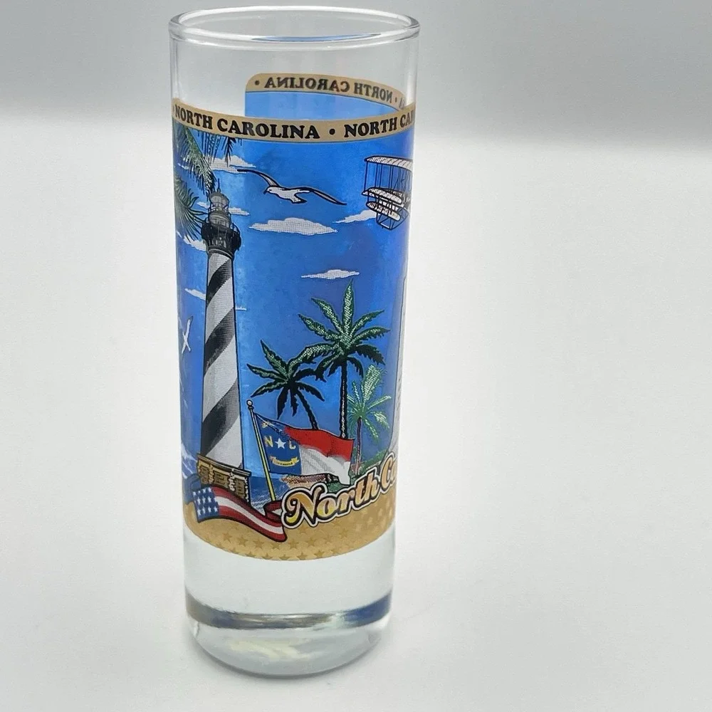 Vintage 2006 North Carolina Souvenir Shot Glass‎ 4